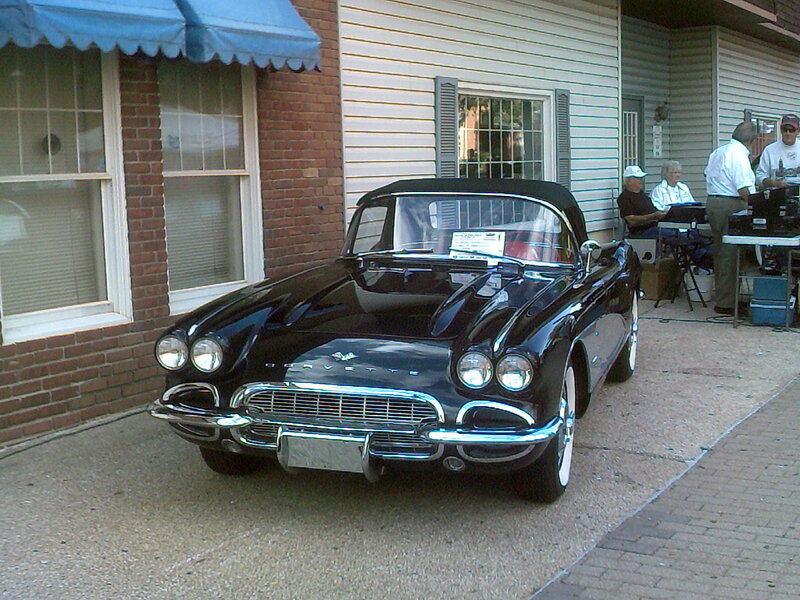 Black Classic Convertible — Calm, Afternoon