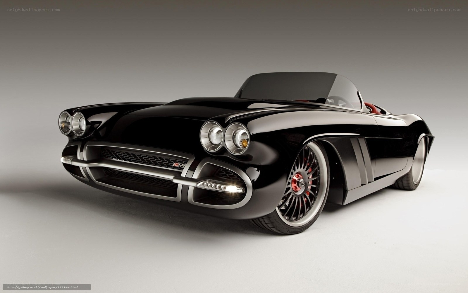 black classic convertible car
