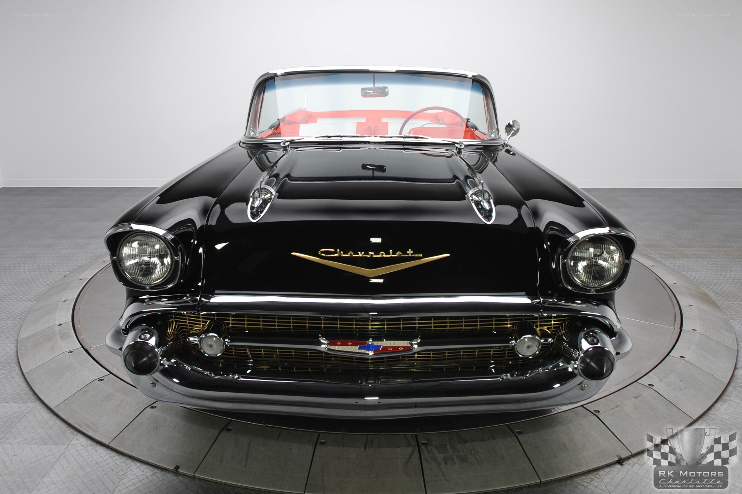 Black classic convertible car