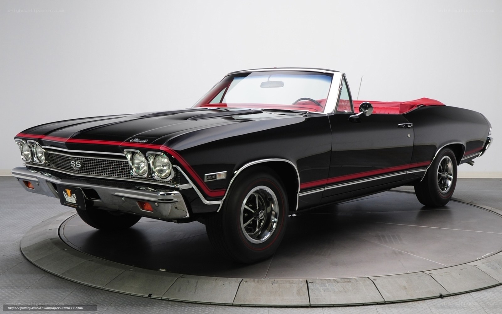 Black classic convertible car