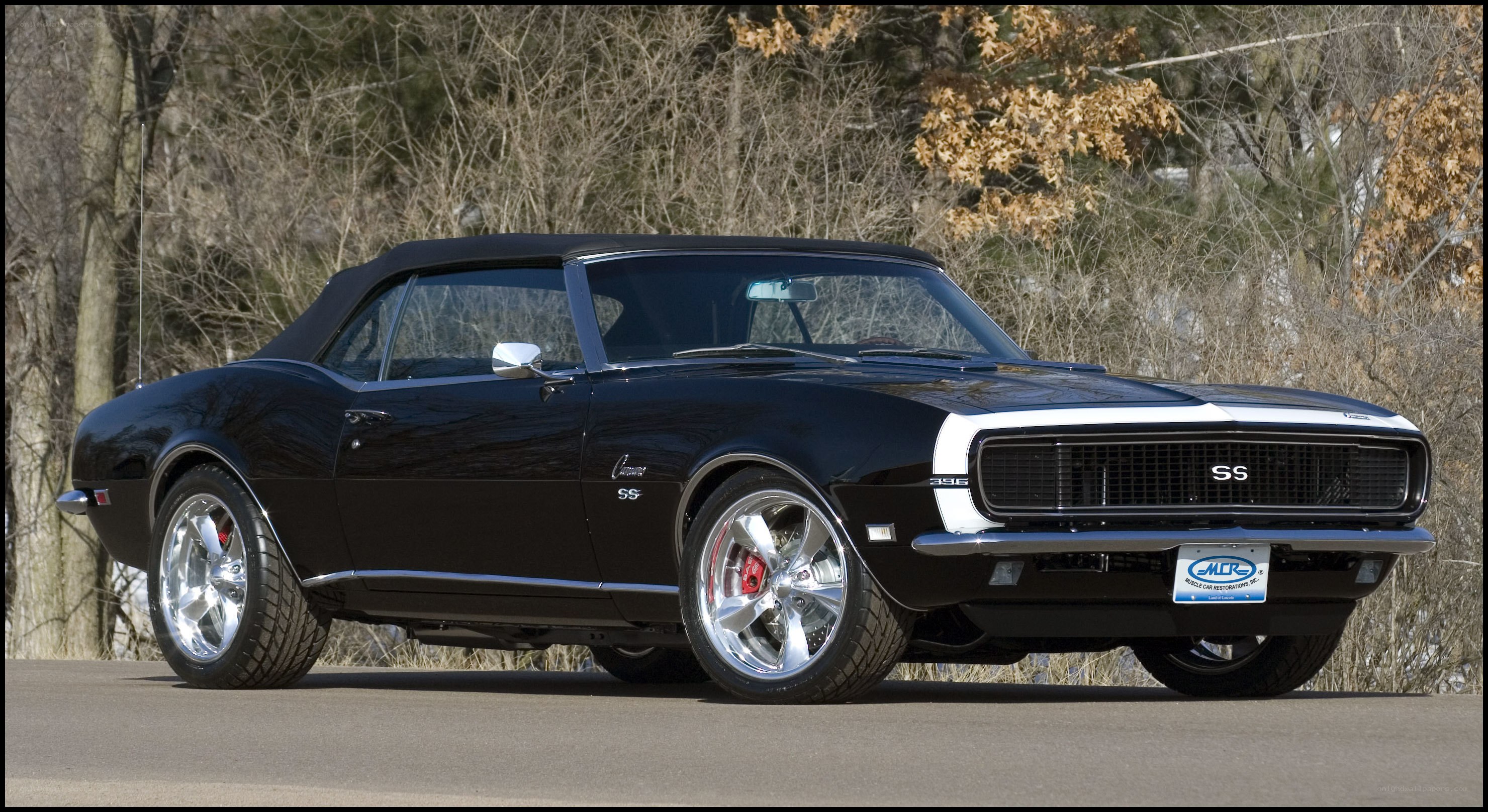 Black classic convertible car
