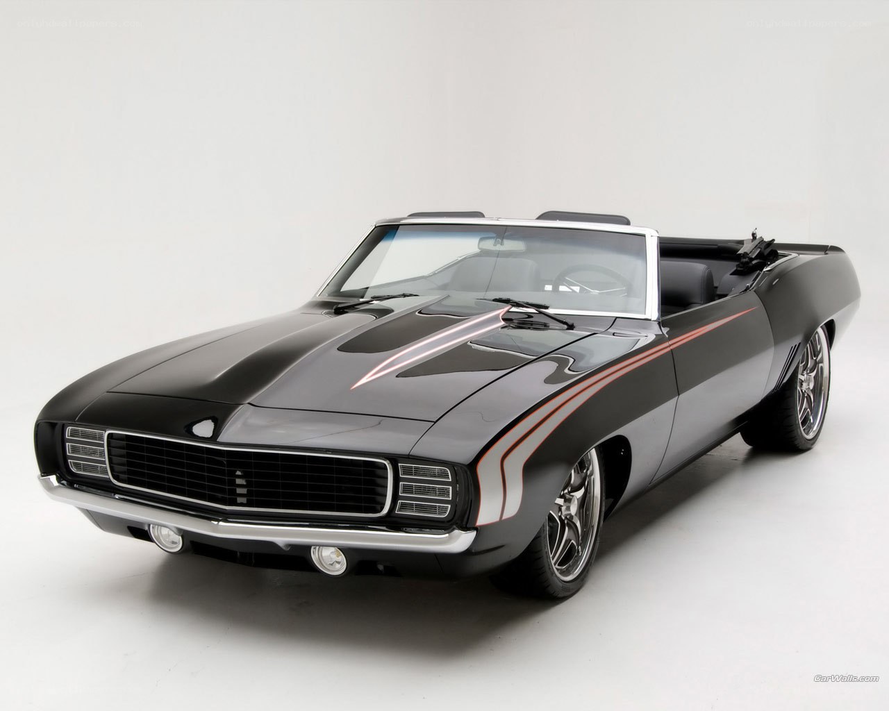 black classic convertible car
