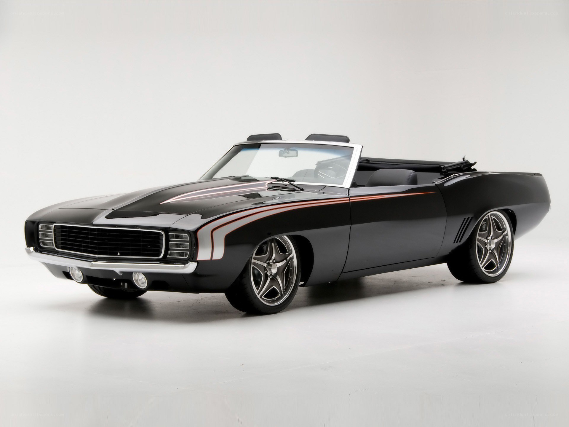 black classic convertible car