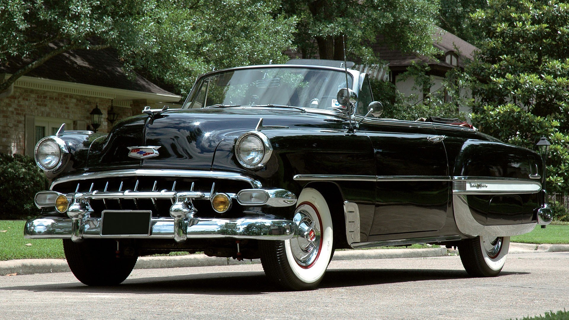 Black classic convertible car
