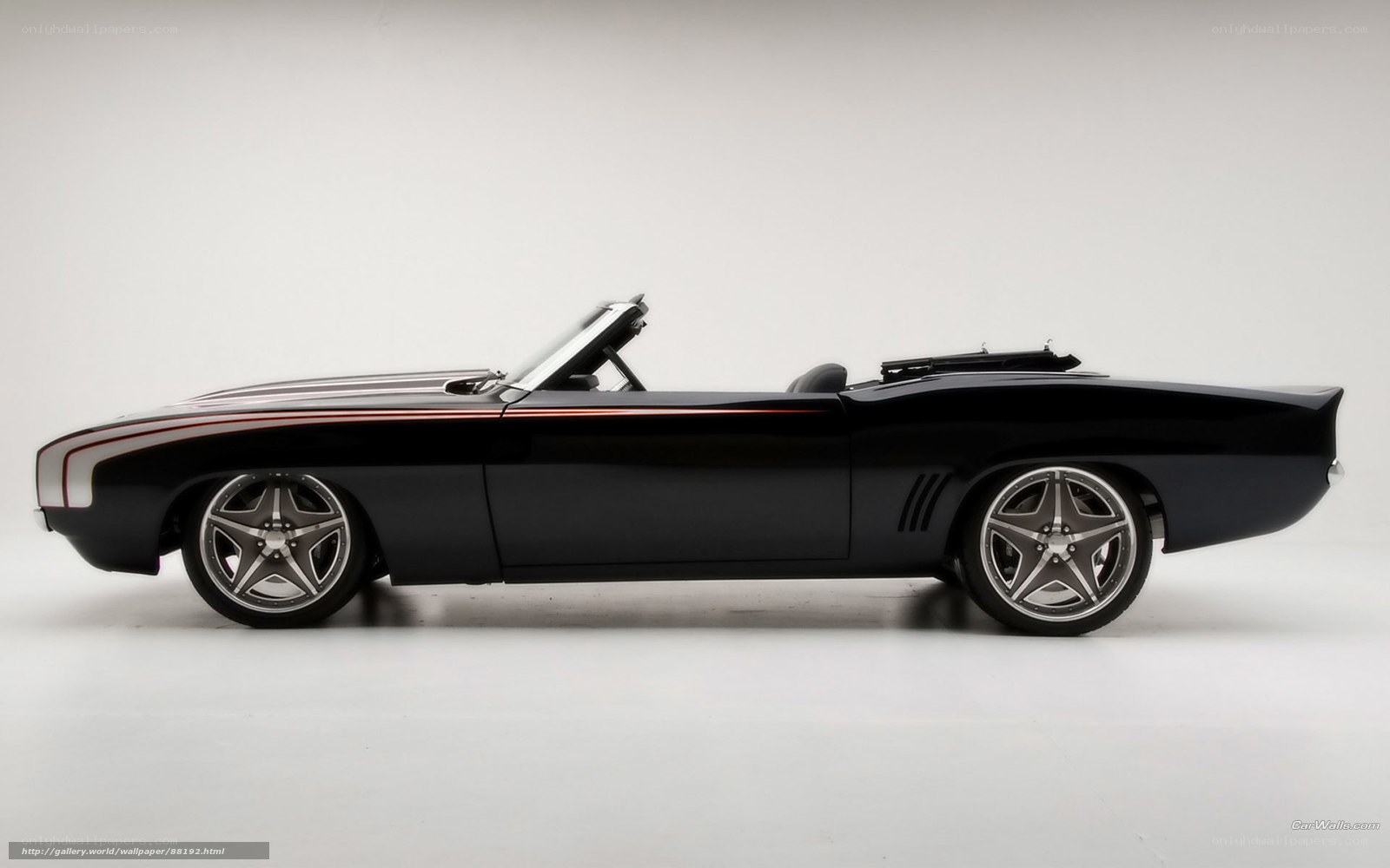 black classic convertible car