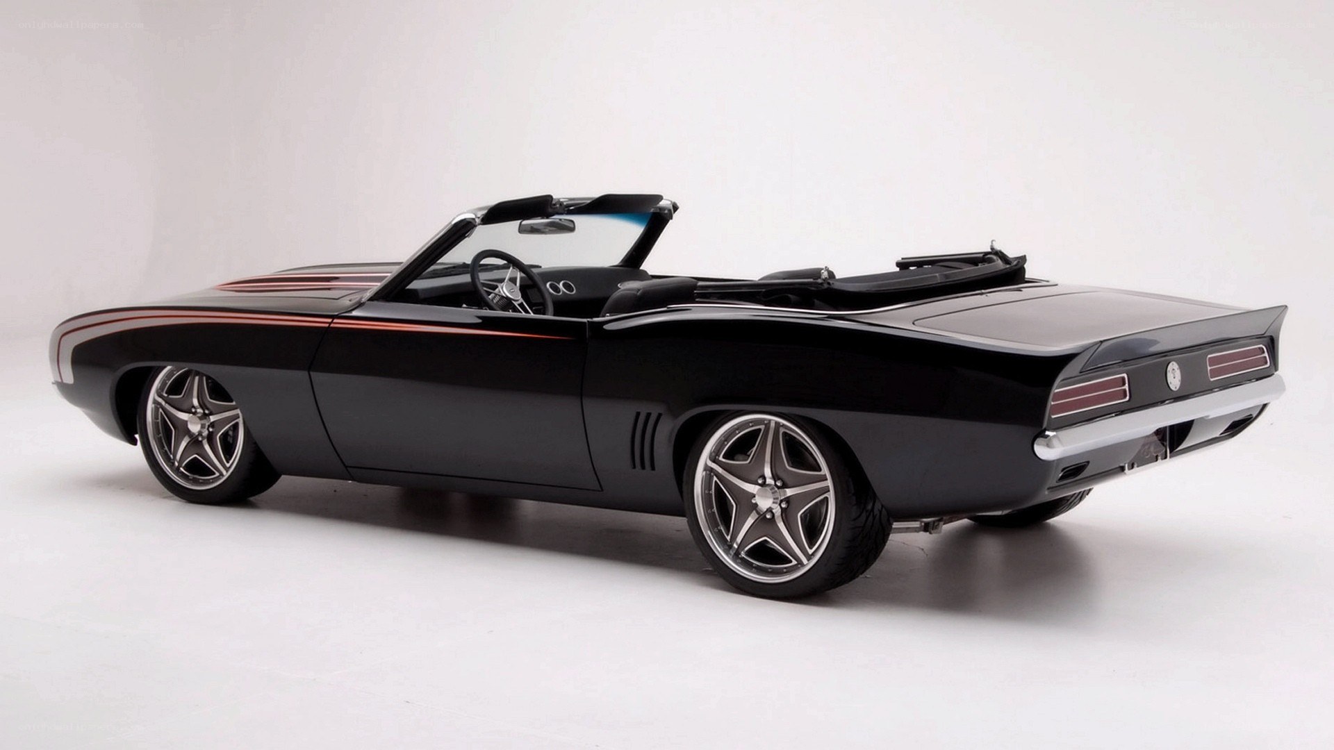 black classic convertible car