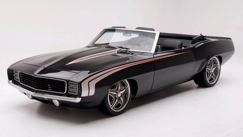 black classic convertible car