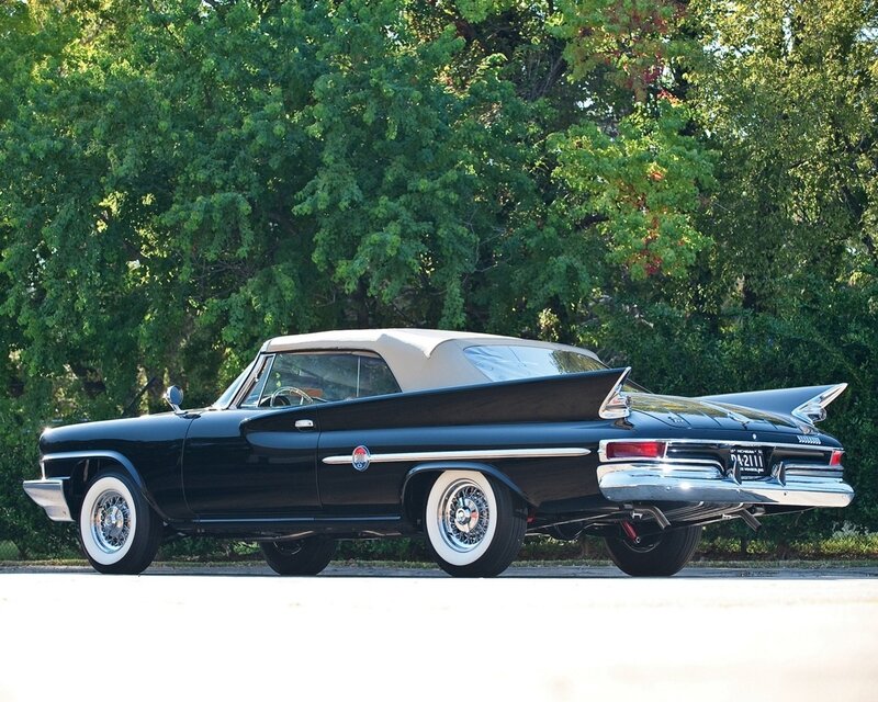 Black classic convertible car