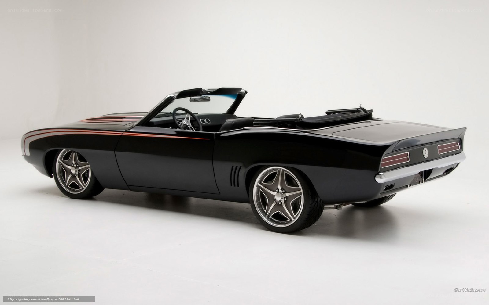 black classic convertible car