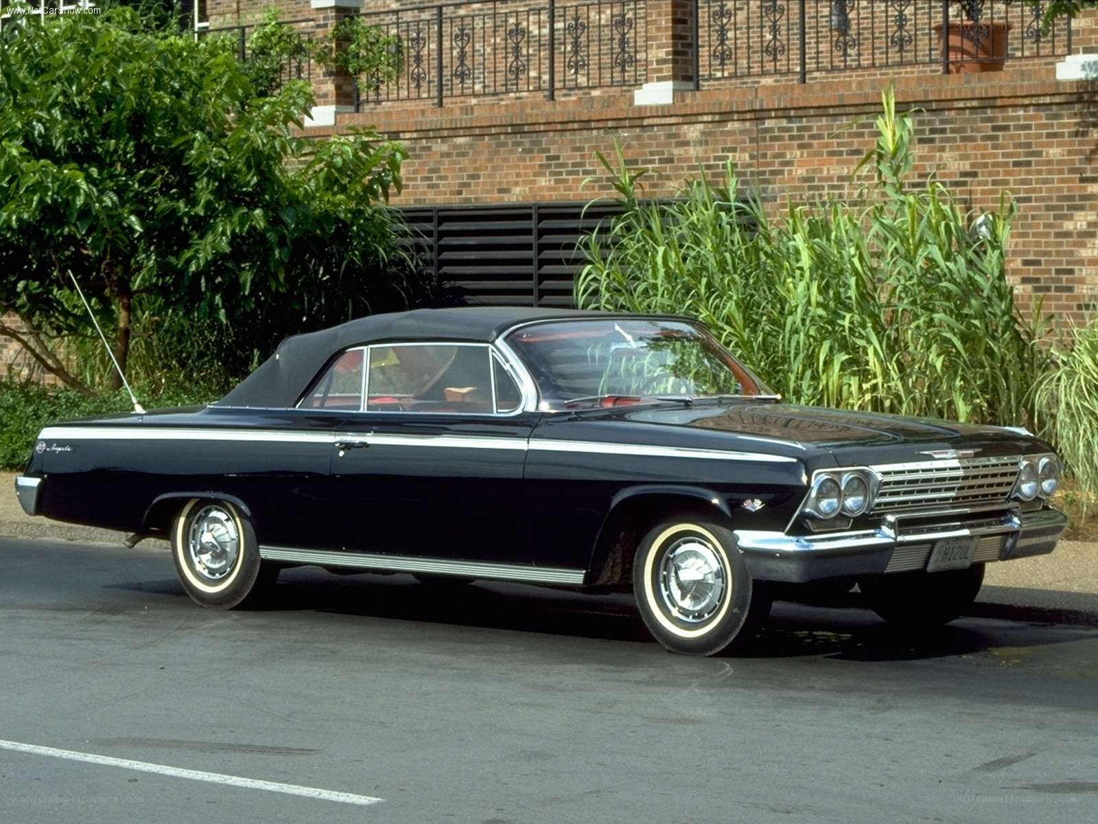 Black classic convertible car