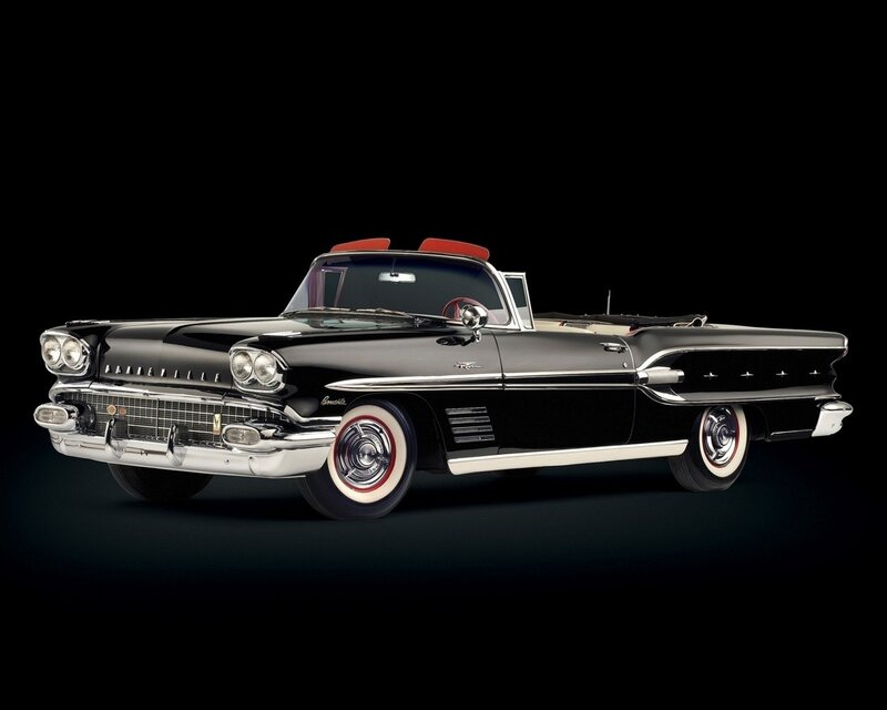 Black classic convertible car