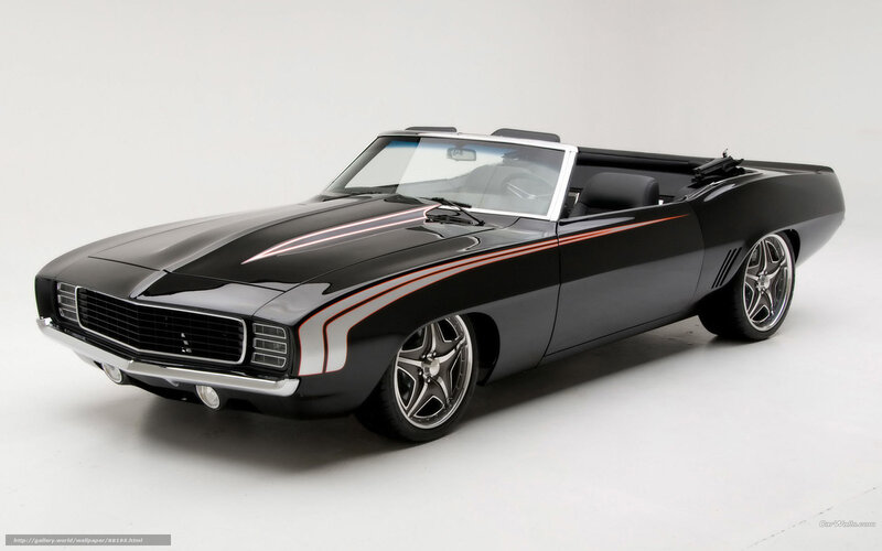 Black classic convertible car