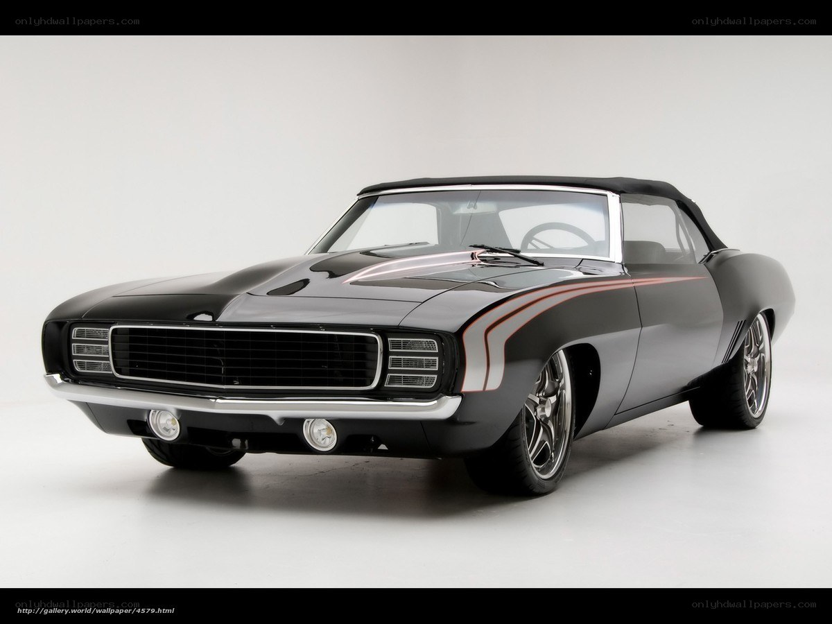 Black classic convertible car