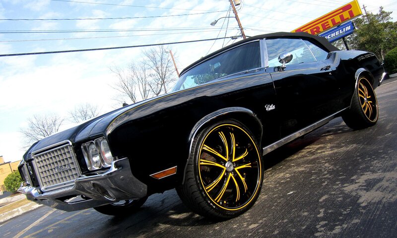 Black Classic Convertible — Dramatic, Afternoon