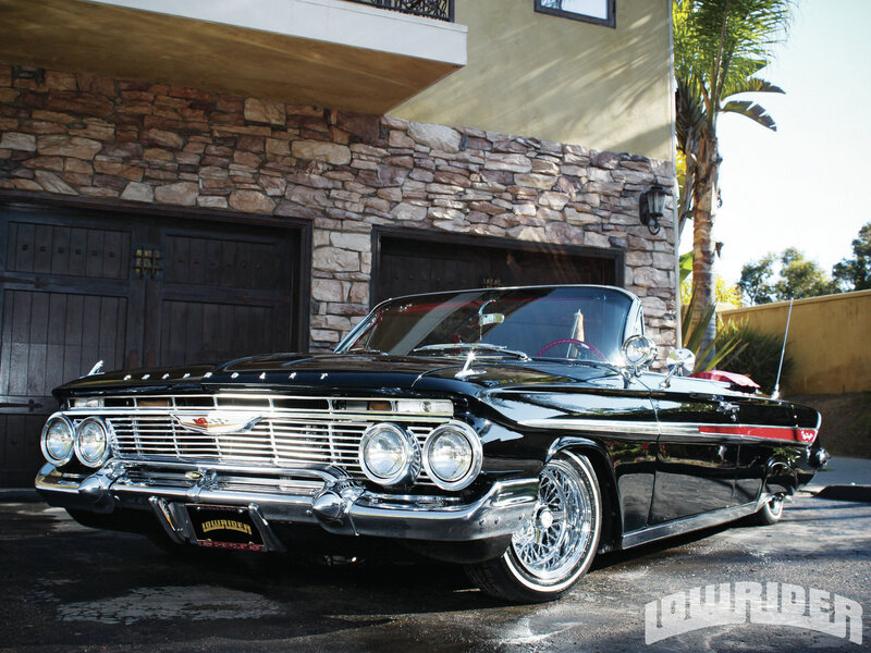Black Classic Convertible — Dramatic