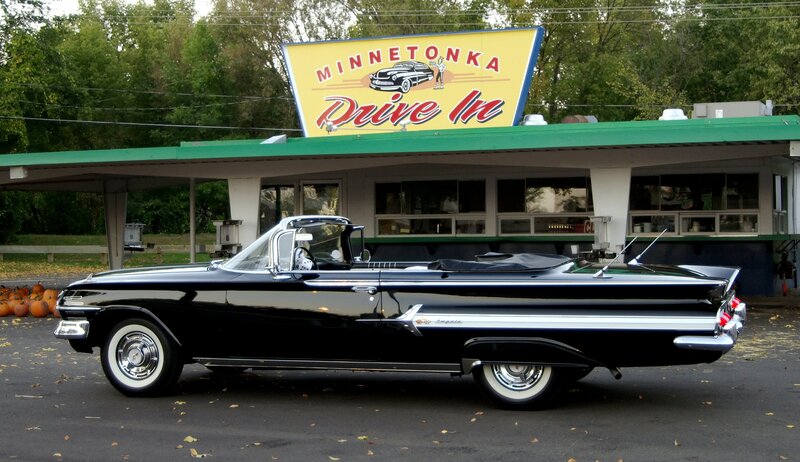 Black Classic Convertible — Nostalgic