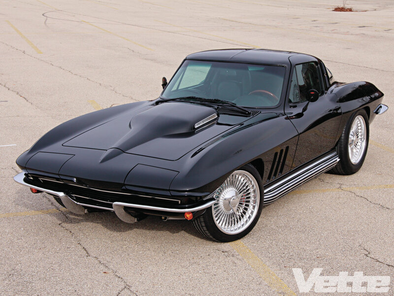 Black Classic Corvette — Calm