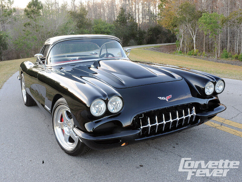 Black Classic Corvette