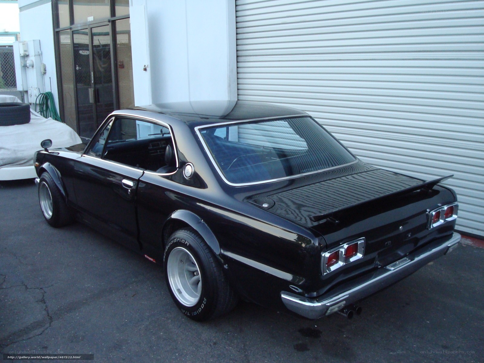 black classic coupe car