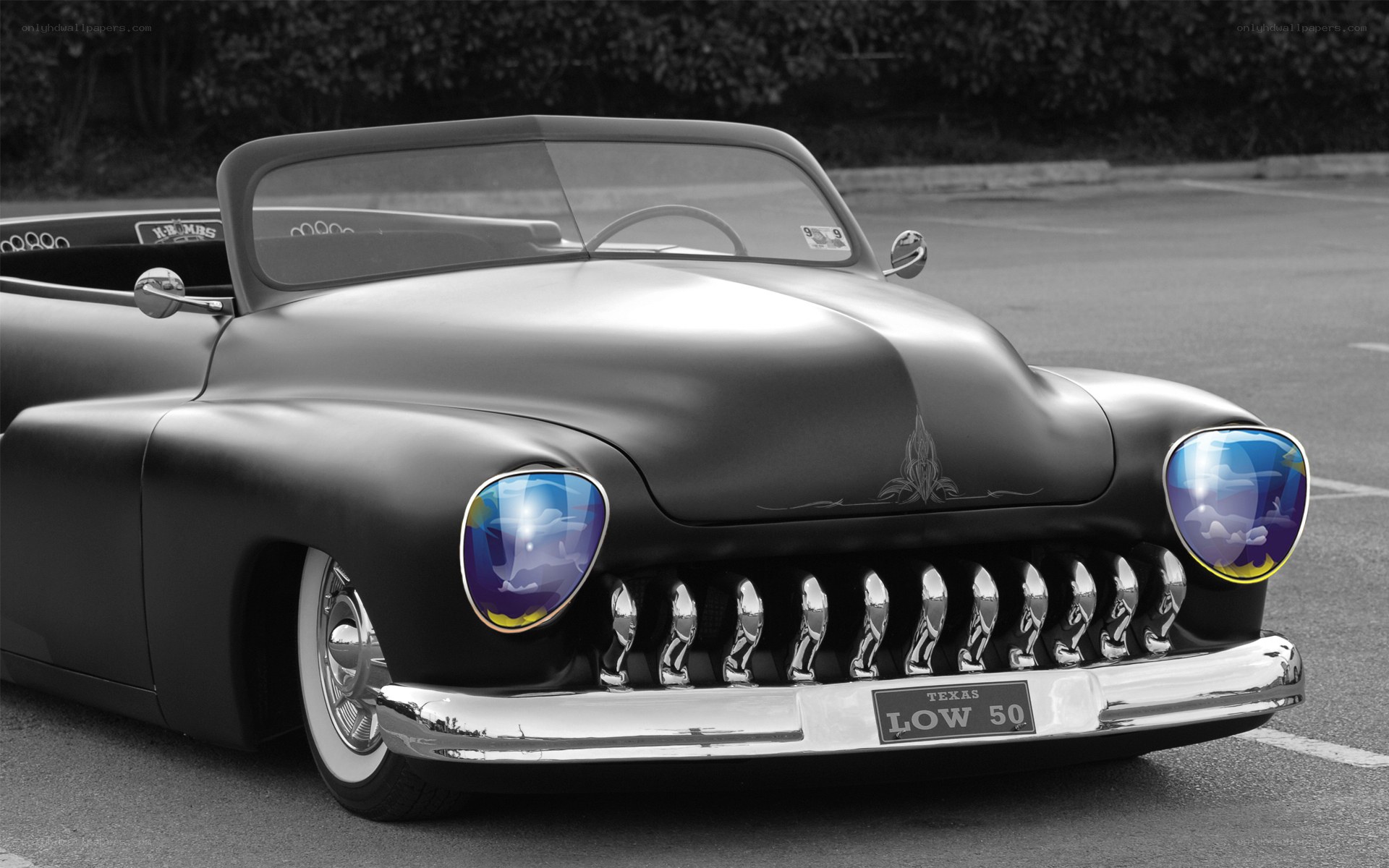 black classic lowrider car