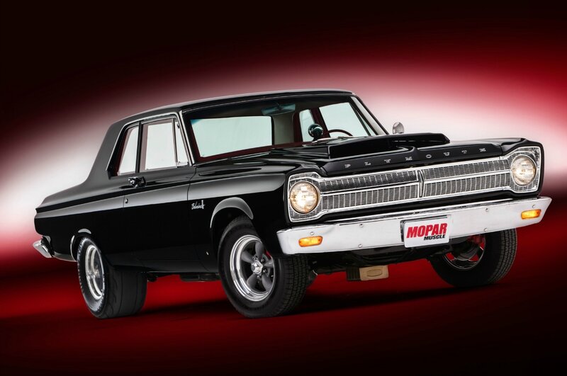 Black Classic Muscle Car — Dramatic, Photograph, Grille, Wheel