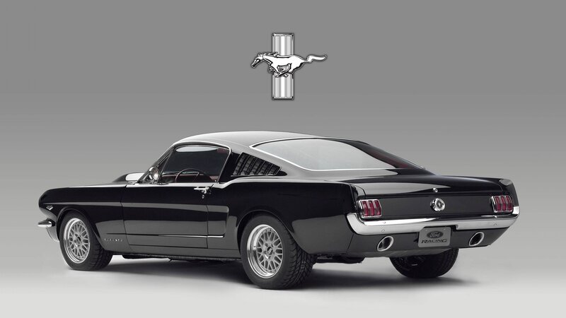 Black Classic Muscle Car — Neutral, Photograph, Logo, Exhaust