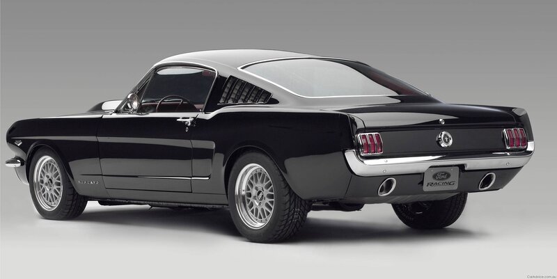 Black Classic Muscle Car — Neutral, Photograph, Wheels, Exhaust