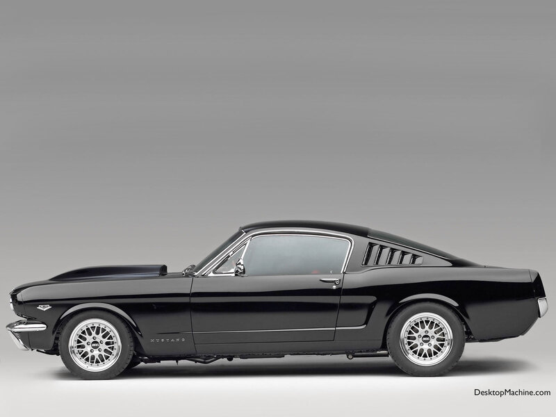 Black Classic Muscle Car — Neutral, Photograph, Wheels, Windows