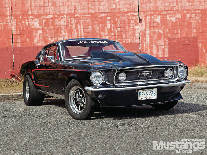 Black Classic Mustang — Dramatic, Afternoon