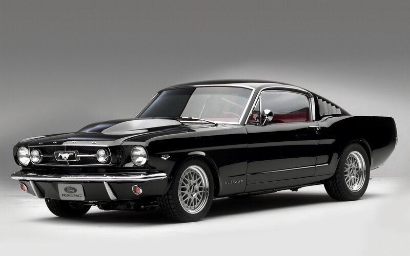 Black Classic Mustang — Dramatic, Photograph, Car