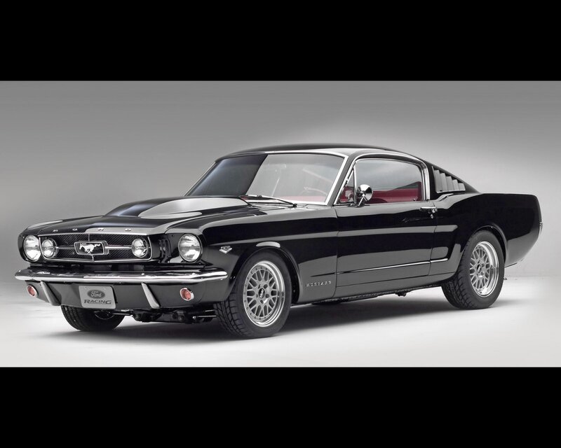Black Classic Mustang — Dramatic