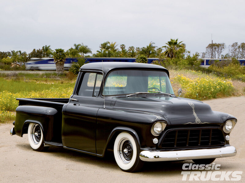 Black Classic Pickup Truck — Calm