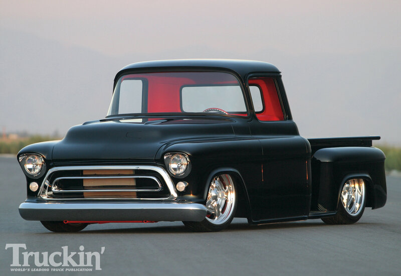 Black Classic Pickup Truck — Dramatic, Sunset, Photograph