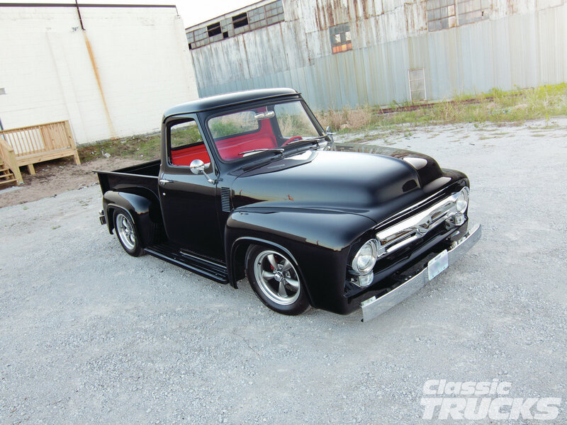 Black Classic Pickup Truck — Industrial