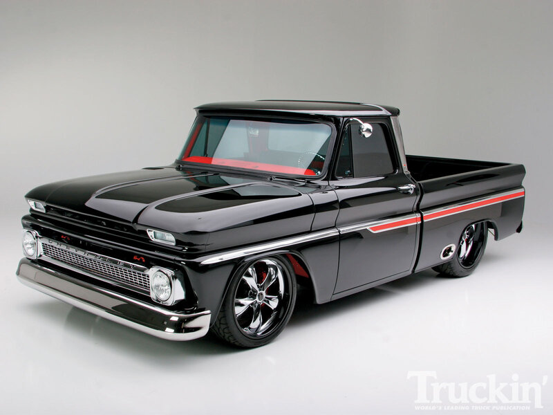 Black Classic Pickup Truck — Showcase, Photograph