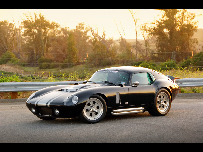 Black Classic Race Car