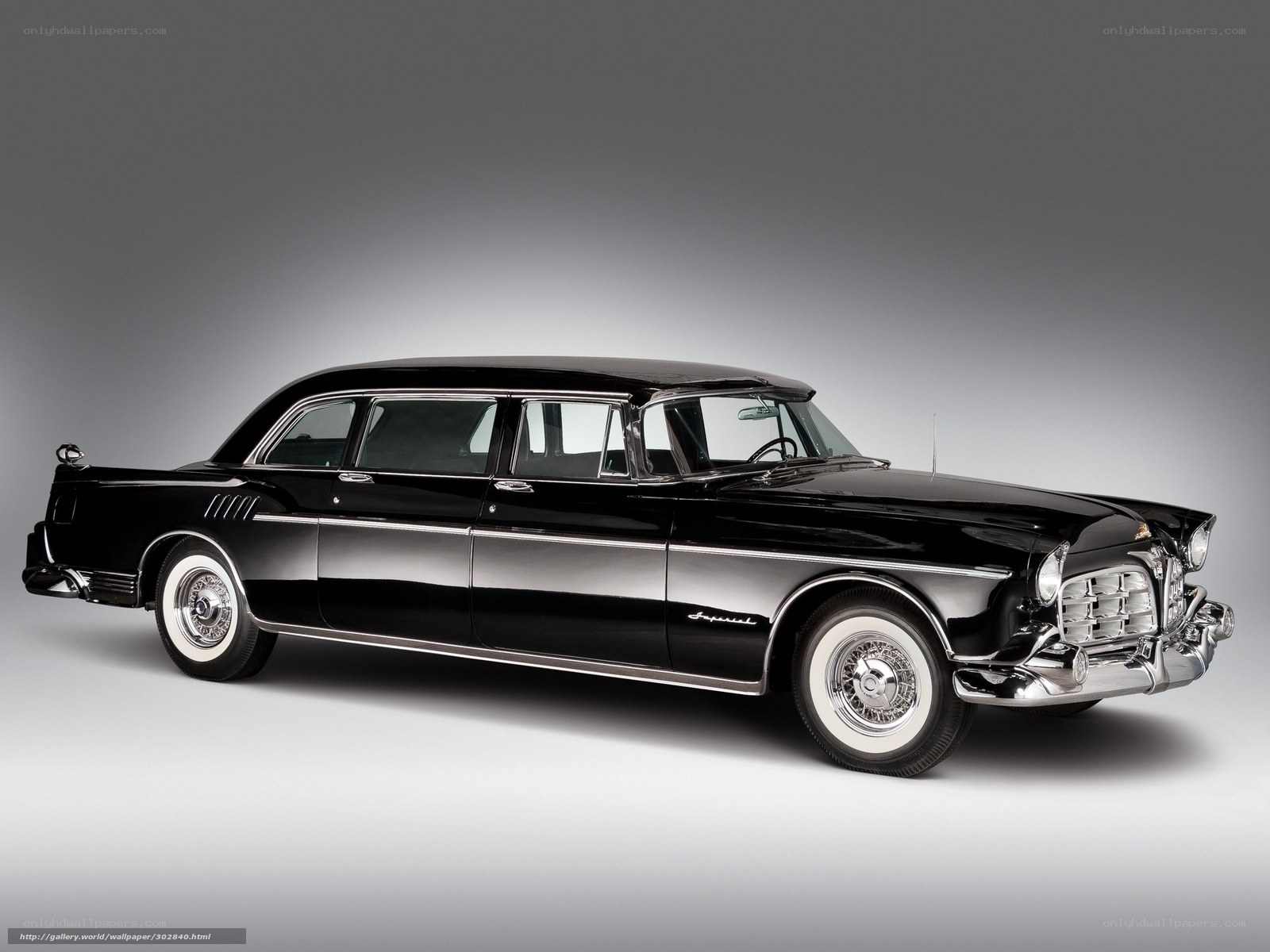 Black classic sedan car