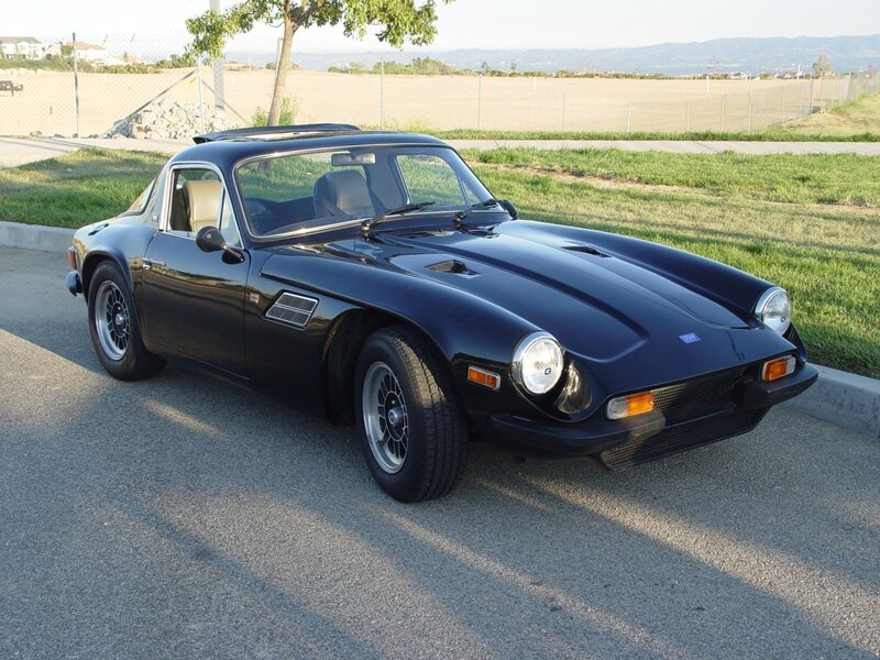 black classic sports car