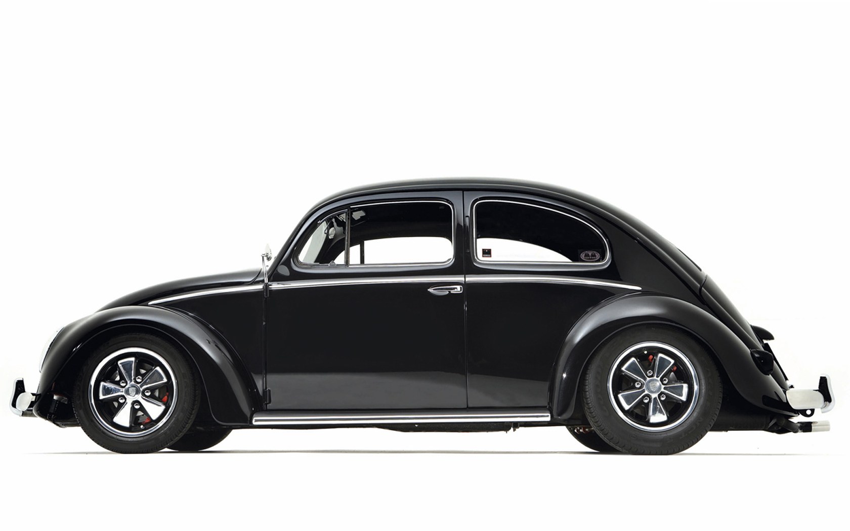 Black classic Volkswagen Beetle