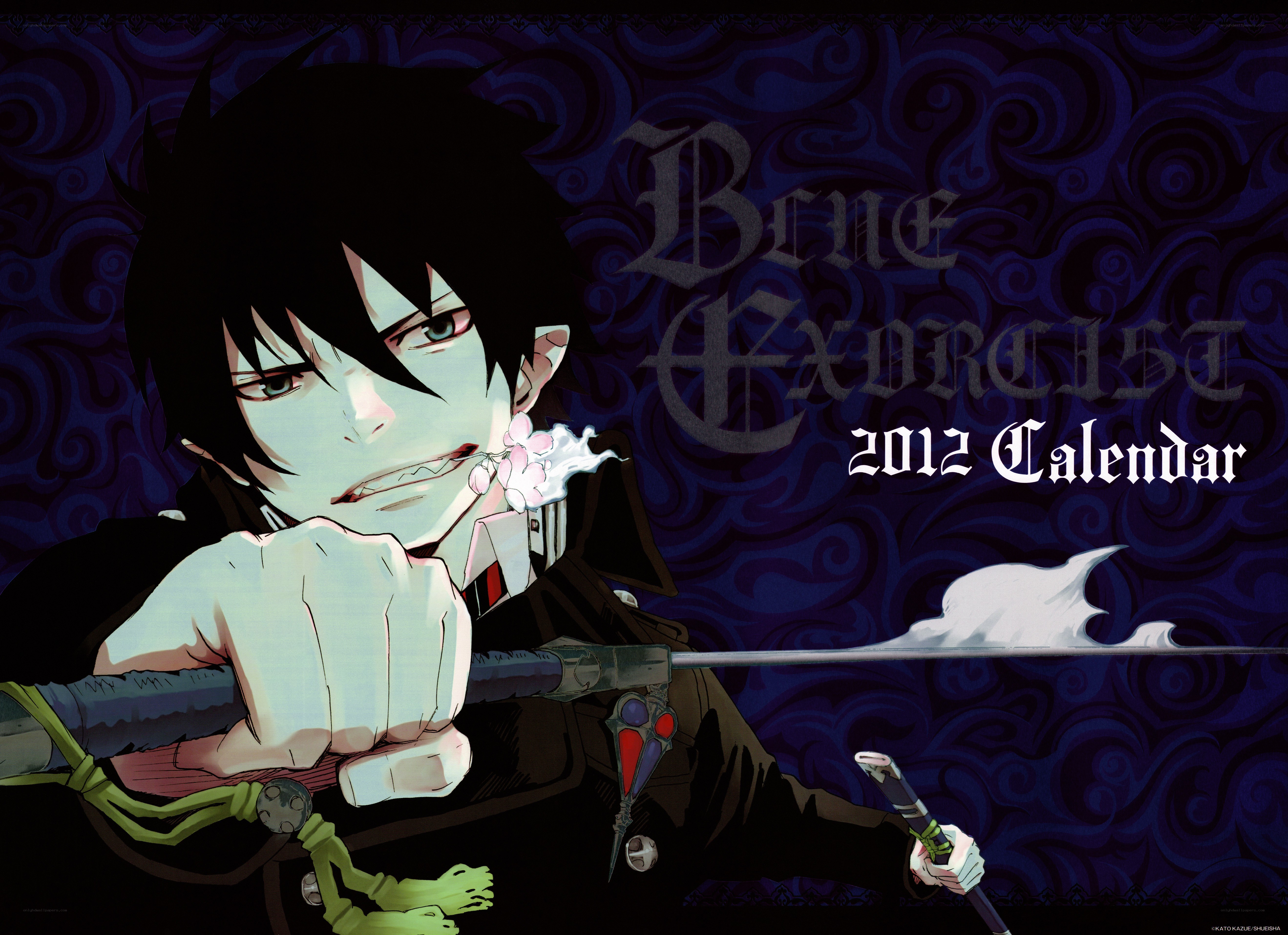 Black cloaked anime character