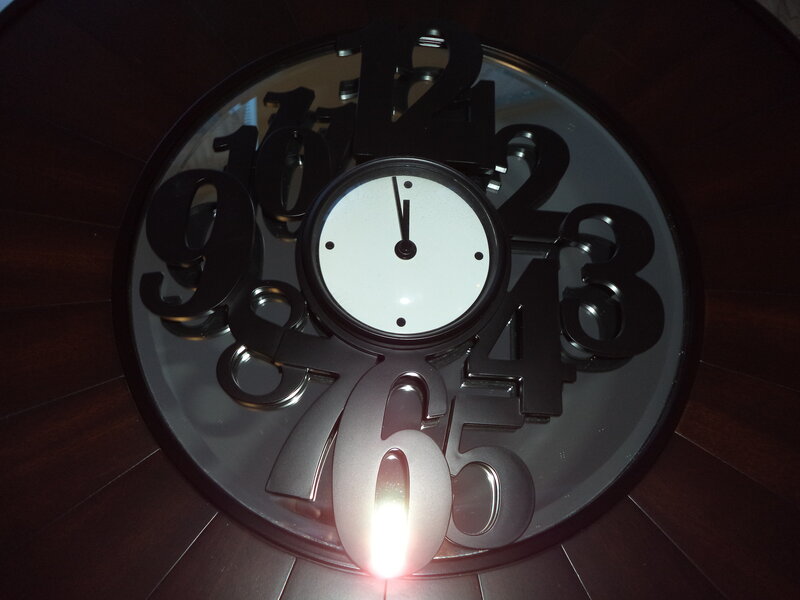 Black Clock with Numbers