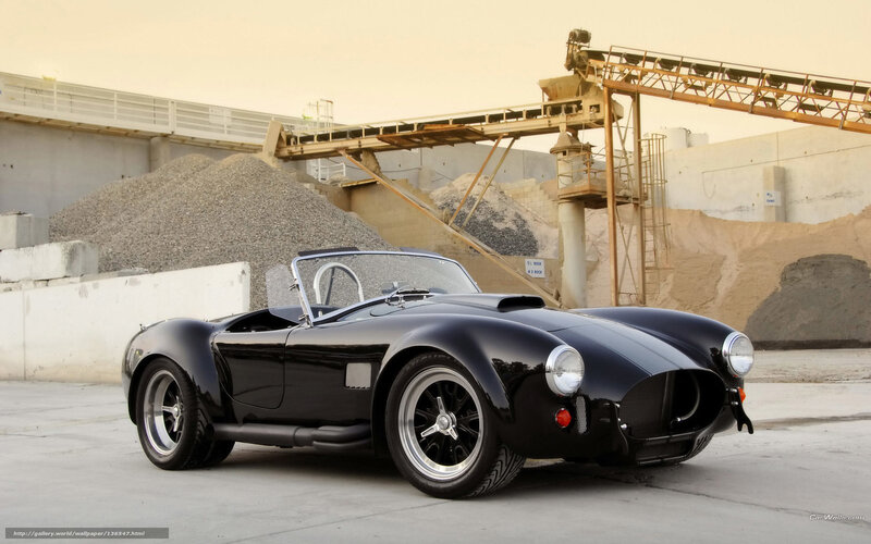 Black Cobra sports car