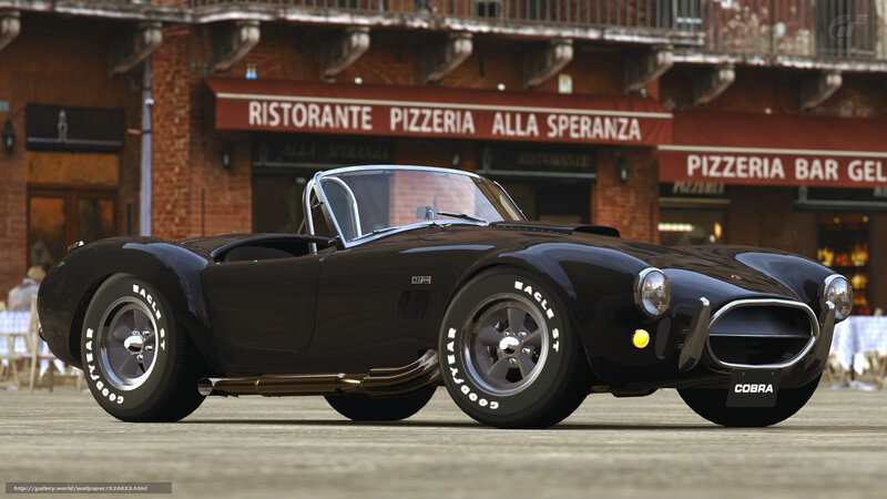 Black Cobra sports car