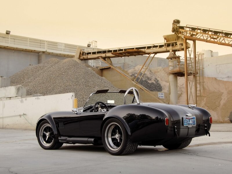 Black Cobra sports car