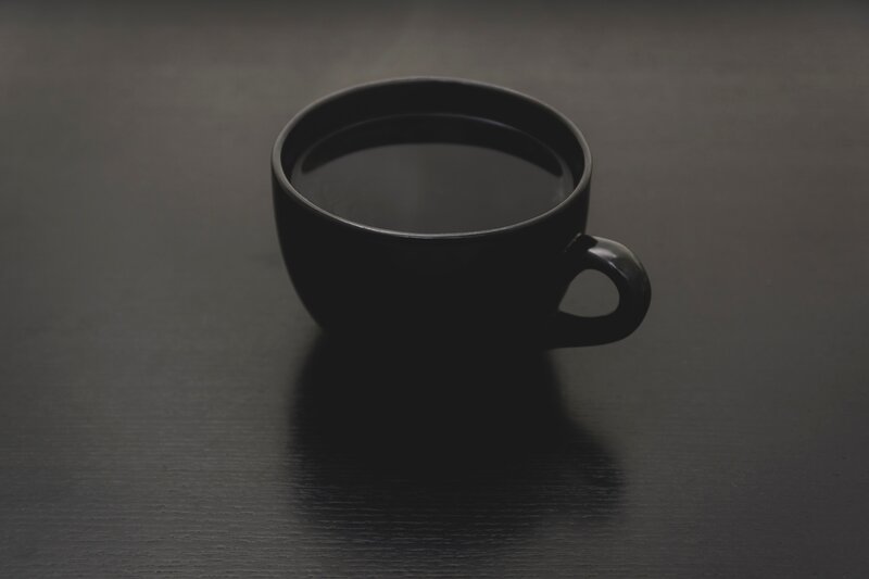 Black Coffee Cup — Minimalist