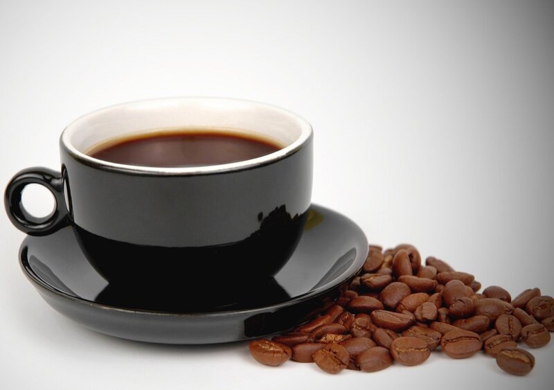 Black Coffee Cup