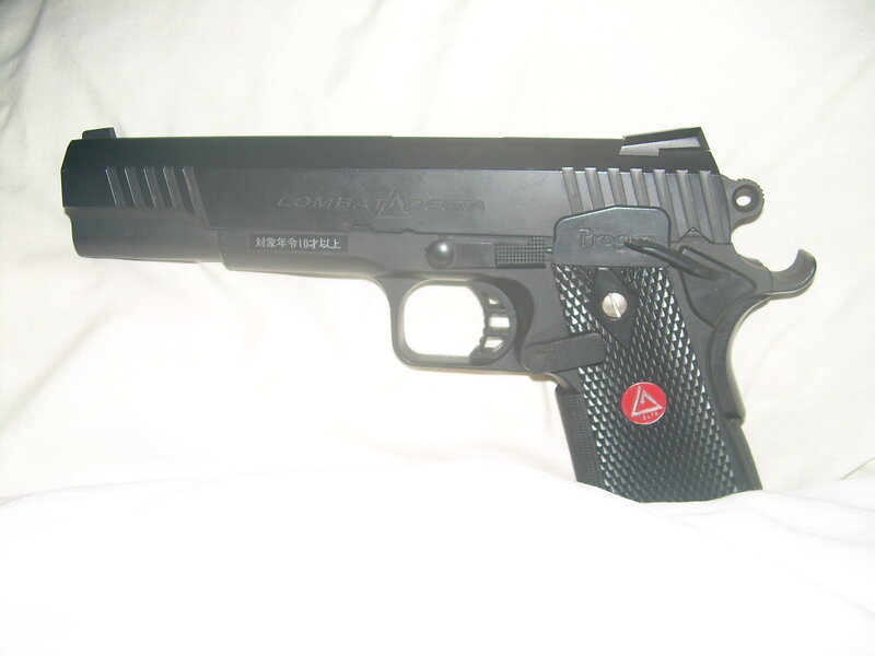 black combat delta pistol