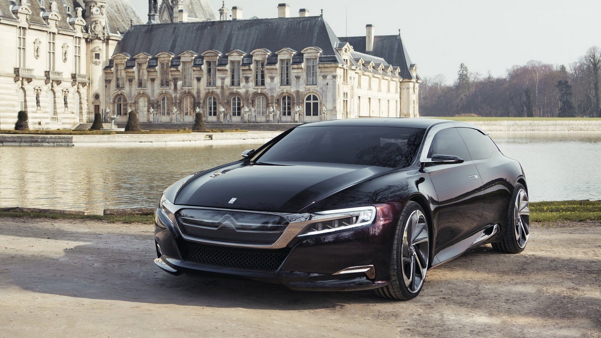 Black concept car by chateau