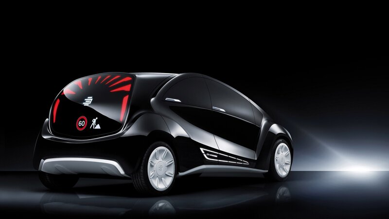 Black Concept Car — Dramatic, 3d Render, Lights, Wheel