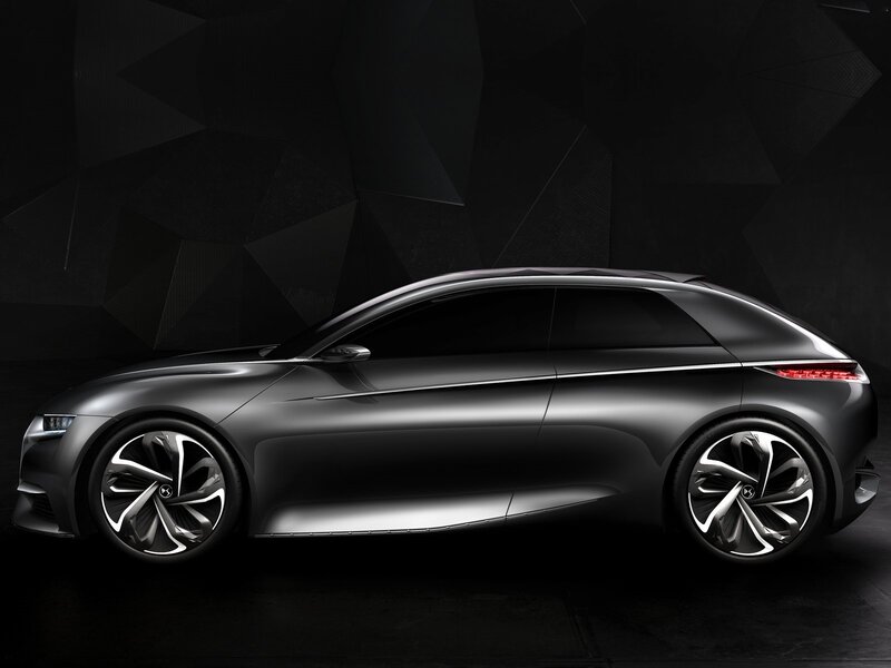 Black Concept Car — Dramatic, 3d Render, Wheels, Background